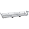 Twin pallet | for 15 mobile fences | and 15 base plates